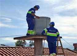 Limpieza y desinfección de los tanques de agua