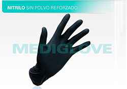 Guantes de Nitrilo Sin Polvo Reforzado