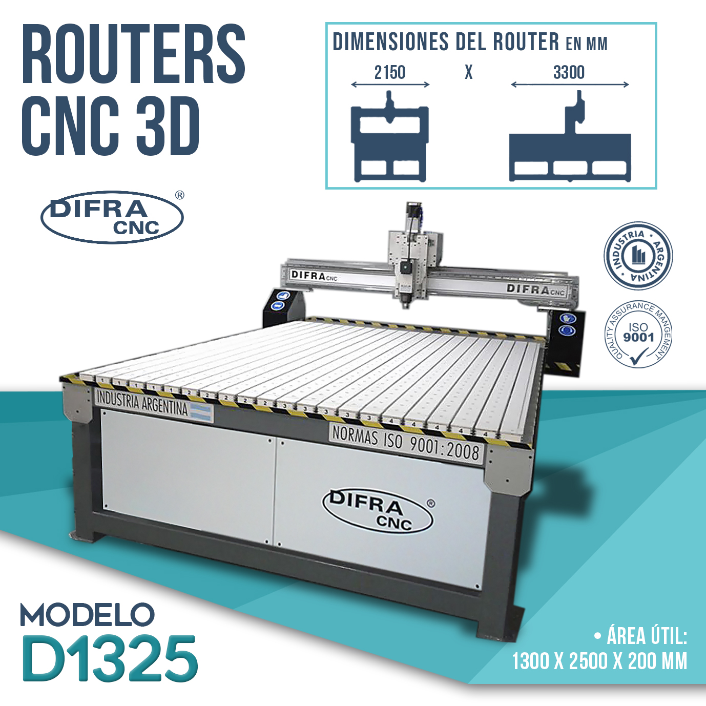 Router Difra CNC D1325